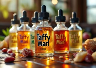 plongez dans l’univers gourmand de taffy man avec une gamme d’e-liquides saveur caramel et bonbons. laissez-vous tenter par des arômes sucrés et originaux pour une expérience de vape irrésistible !