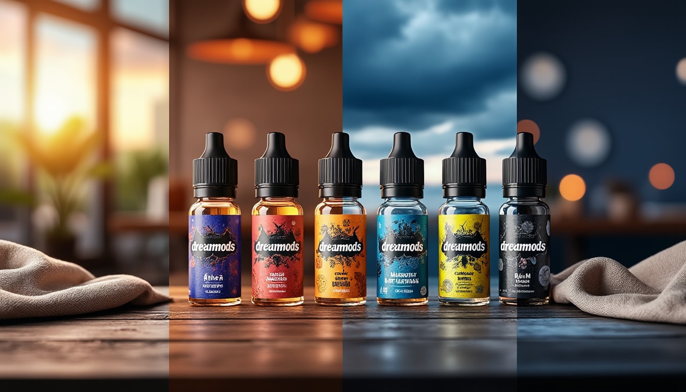 découvrez les créations irrésistibles de dreamods, la marque italienne d’e-liquides gourmands. explorez des saveurs authentiques et originales, inspirées de pâtisseries et desserts délicieux. laissez-vous séduire par un voyage gustatif unique signé dreamods.