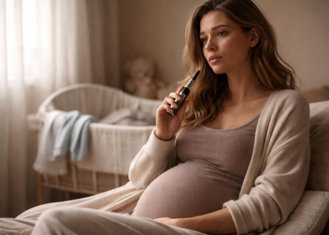 découvrez les risques potentiels du vapotage pendant la grossesse pour la maman et le bébé, et les conseils pour préserver leur santé.