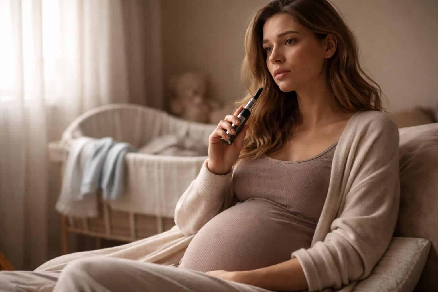 découvrez les risques potentiels du vapotage pendant la grossesse pour la maman et le bébé, et les conseils pour préserver leur santé.